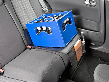 Autositz-Schutzunterlage mit Netztaschen