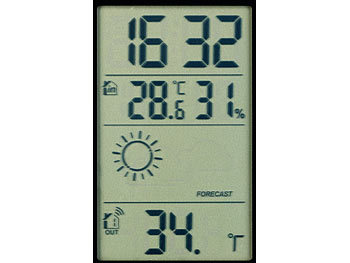 Temperatur Wetter Funk Außensensor Außenthermometer Außentemperatur Funksensor Funksender