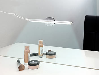 Sichler Beauty LED-Kosmetik-Spiegelleuchte, Klebepad, Versandrückläufer