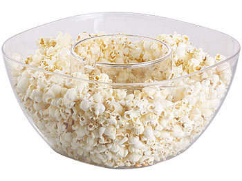 Rosenstein & Söhne Heißluft-Popcorn-Maschine mit Auffangschale, für 80 g Mais, 1.200 Watt