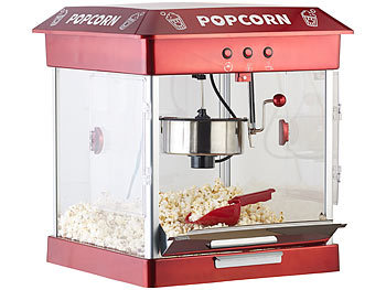 Rosenstein & Söhne Profi-Gastro-Popcorn-Maschine mit Edelstahl-Topf (Versandrückläufer)