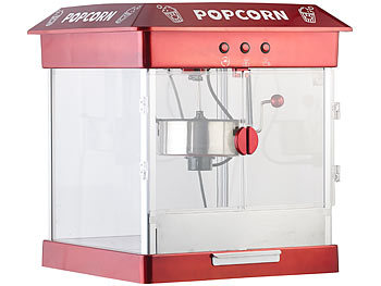 Rosenstein & Söhne Profi-Gastro-Popcorn-Maschine mit Edelstahl-Topf (Versandrückläufer)