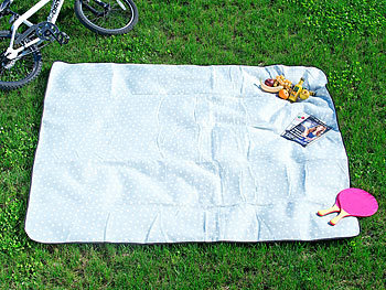 Wilson Gabor Wasserabweisende Fleece-Picknick-Decke, 175 x 200 cm