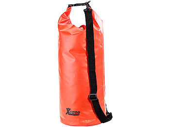 Outdoor Sack wasserdicht: Xcase Wasserdichter Packsack 25 Liter, rot