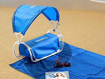 PEARL Nacken-Kissen mit Sonnenschutz für Strand und Outdoor