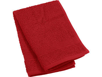 Wilson Gabor Handtuchset aus Baumwoll-Frottee, 10er-Set, rot