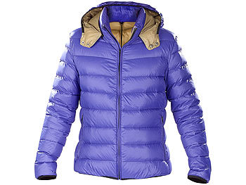 Jacken: PEARL outdoor Ultraleichte Steppjacke mit Daunen, Größe S, ultramarinblau, unisex