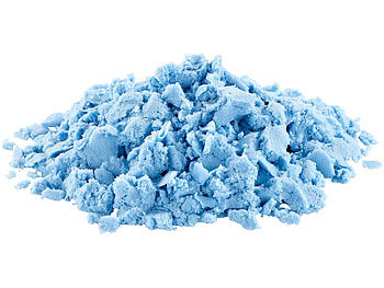 Playtastic Kinetischer Sand, formbar und formstabil, fein, blau, 500 g