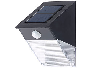 Royal Gardineer Solar-LED-Wandleuchte mit PIR-Sensor, IP44, 1,44 W, 96 lm