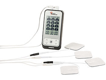 newgen medicals Medizinischer 3in1-Elektro-Stimulator für TENS, EMS, Massage, 36 Prog.