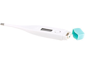 PEARL Medizinisches Fieberthermometer mit Fieberalarm, digital, wasserdicht