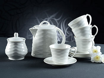 Porzellan-Wasserkocher mit Griffen Keramik-Wasserkocher