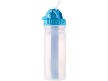 Semptec Trinkflasche mit Wasserfilter Pro, 500ml, Filterung 99,99%, bis 1.500l