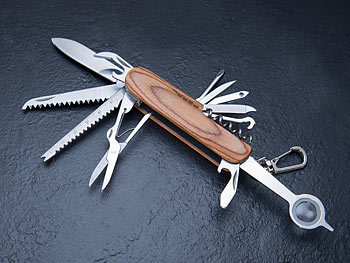 Taschen-Messer mit Dosenöffner, Flaschenöffner, Multifunktion
