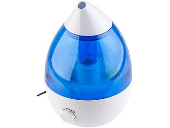 newgen medicals Ultraschall-Luftbefeuchter mit Aroma-Diffusor, 1,2-l-Tank, 150 ml/Std.
