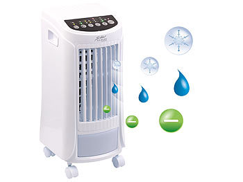 Sichler 3in1-Luftkühler, Luftbefeuchter und Ionisator, 4 l, 65 W, 200 ml/h