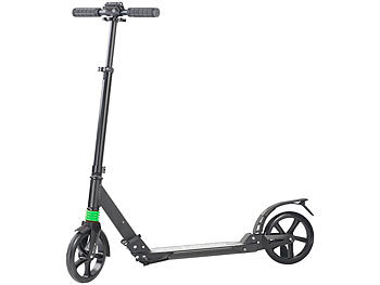 PEARL Klappbarer Profi-City-Roller, XXL-Räder, 2-fache Federung, bis 100 kg