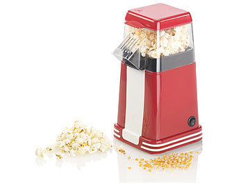 Popcornzubereiter: Rosenstein & Söhne XL-Heißluft-Popcorn-Maschine für bis zu 100 g Mais (Versandrückläufer)