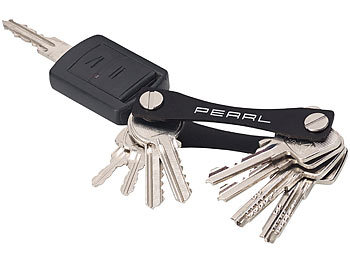 PEARL 2er-Set Schlüssel-Organizer für je bis zu 24 Schlüssel, aus Aluminium