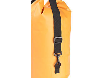 Xcase Wasserdichter Packsack, strapazierfähige Industrie-Plane, 20 l, orange