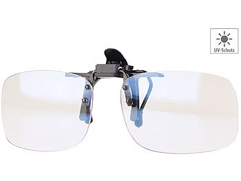 Bildschirm-Brillen Brillenträger Augenschonende blaue Blaulicht-Filter Blaulichtfilter Brillen Clips
