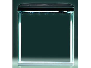 Sweetypet Nano-Aquarium-Komplett-Set mit LED-Beleuchtung, Pumpe und Filter, 25 l