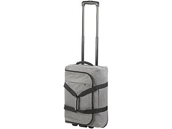 Faltbarer Koffer: Xcase Faltbarer 2in1-Handgepäck-Trolley und Reisetasche, 44 Liter, 2 kg