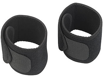 PEARL sports 2er-Set Handgelenk-Bandage für Kraftsport, aus Neopren, Universalgröße