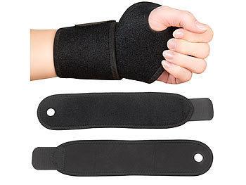Handbandage: PEARL sports 2er-Set Handgelenk-Bandage für Kraftsport, aus Neopren, Universalgröße