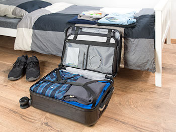 Handgepäck-Koffer Hartschale mit Laptopfach