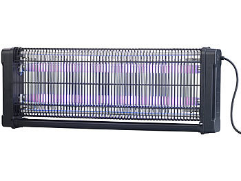Lunartec UV-Insektenvernichter mit Rundum-Gitter, 2 UV-Röhren, 4.000 V, 40 Watt