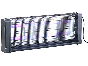 Lunartec UV-Insektenvernichter mit Rundum-Gitter, 2 UV-Röhren, 4.000 V, 40 Watt