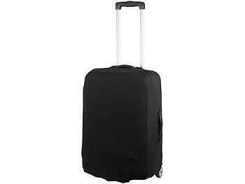 Koffer Bezug: Xcase Elastische Schutzhülle für Koffer bis 42 cm Höhe, Größe S, schwarz