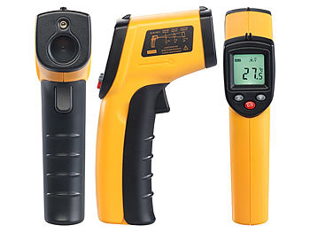 AGT Berührungsloses Infrarot-Thermometer mit Laserpointer, -50 bis +380 °C