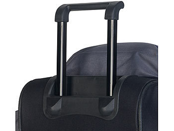 Xcase Faltbare XL-Reisetasche mit Trolley-Funktion & Teleskop-Griff, 72 l
