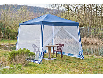 Royal Gardineer Pavillonzelt mit Moskito-Netz, 300x300x236 cm, Versandrückläufer