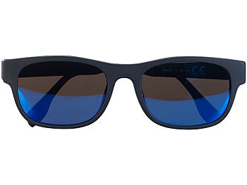 PEARL 3in1-Bildschirm-Brille mit magnetischem Sonnen- und Nachtsicht-Aufsatz