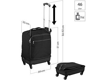 Reisetasche Gepäcktasche Travel Bag Kabine Tasche Weichgepäck Trolleytasche