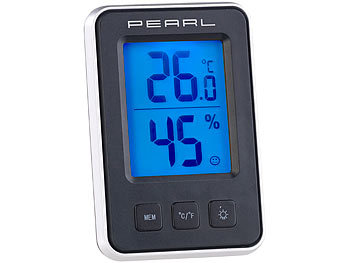 Thermometer innen: PEARL 3er-Set digitale Thermometer/Hygrometer, Komfortanzeige, LCD-Display