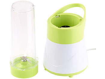 Rosenstein & Söhne 2in1-Smoothie- & Standmixer mit Trinkbecher, BPA-frei, 500 ml, 400 W