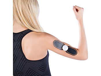 PEARL sports EMS-Muskeltrainer/-Stimulator für Arme, Beine & Taille, 2 Pads