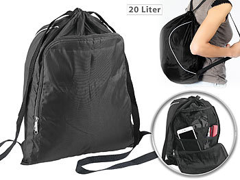 Faltrucksack-Tasche mit Handyfach