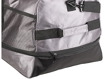 Xcase Reisetasche mit Trolley-Funktion, faltbar, erweiterbar, 75 - 100 l