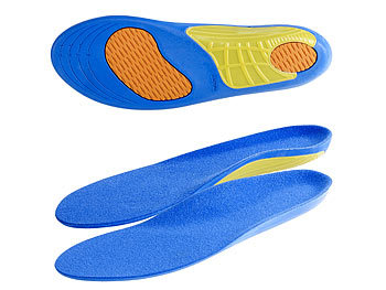 Schuheinlagen mit gepolsterten Fersen- und Ballenregionen
