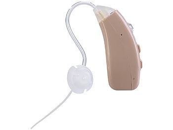 newgen medicals Akku-HdO-Hörverstärker HV-633 mit zwei Klangkulissen-Modi, 42 dB