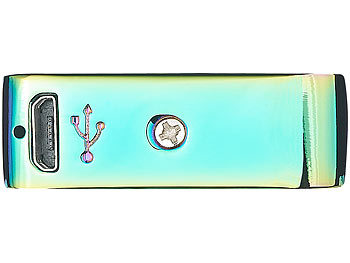 Elektronische USB-Feuerzeuge mit doppeltem Lichtbogen Akku Geschenkideen Geschenke