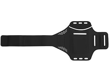 PEARL sports Sport-Armband-Tasche für Smartphones & iPhones bis 5,5", schweißfest