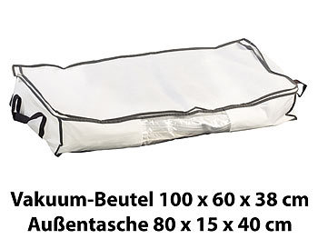 PEARL XXL Vakuum-Beutel mit Vlies-Hülle, Saug- & Pressvakuum, 100x60cm