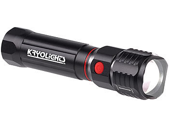 KryoLights 2in1-Taschenlampe & Arbeitsleuchte mit 2x 3-Watt-LED & Neodym-Magnet