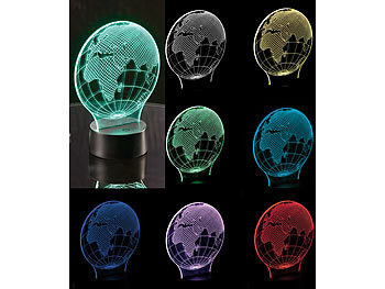 LED-3D-Hologramm-Lampe